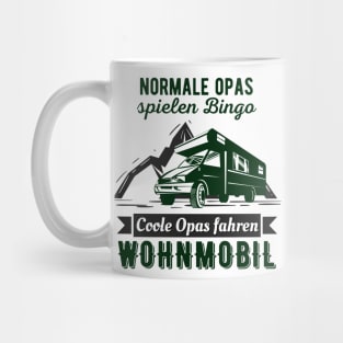 Camping Opa Wohnmobil lustiges Rentner Camper Fun Mug